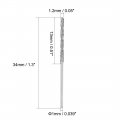 Uxcell 1 2mm Diamond Twist Drill Bits High Speed Steel For Glass Sea Shells Stone Tiles 2 Pcs