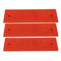 Rectangle Reflective Self Adhesive Sticker Tape For Car Truck Motorcycle Safety Warning 50 Pcs Red