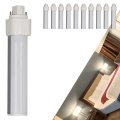 Satco S8531 9w Led Pl Lamp G24d 2-pin Base 3000k Warm White 950 Lumens Ballast Bypass Horizontal Type B Retrofit 18wa 26w 