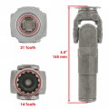 Caltric Front Drive Shaft Bearing Carrier Housing Compatible With Kawasaki Mule Sx Kaf400 2017-2021