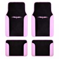 Bdk Fresh Carpet Floor Mats Color Tribal Tattoo Design Vinyl Trim For Car Sedan Truck Suv Front Rear Set Of 4 Universal Fit 