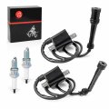 Ignition Coil Pack And Cap R L Spark Plug For Yamaha V Star 650 Xvs650 1998-2016 4vr-82320-00-00 4xy-82370-00-00