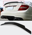 Cuztom Tuning Fits For 2008-2014 Mercedes Benz W204 C250 C300 C63 Carbon Fiber High Kick C74 Style Trunk Spoiler Wing