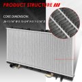Dpi 2023 Factory Style 1-row Cooling Radiator Compatible With Chrysler Sebring Dodge Avenger At Mt 95-99 Aluminum Core