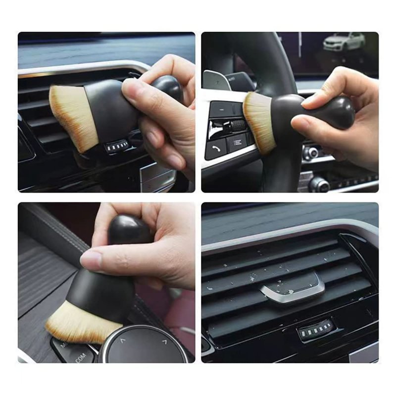 Car Interior Detailing Brush Set Soft Bristle Cleaning Tool For Auto Dashboard Vents Center Console Home Office And Keyboard 3