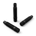 Wheel Stud Conversions 14x1 25 To 12x1 5 Black Pack Of 10 For Bmw And Mini Alloy Steel Hub Studs 2 4 In Total Length 