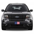 Ipick Image Made For Ford Explorer Logo Usa Flag Graphic Special Aluminum Metal License Plate