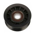 Belt Pulley For Saab 9-7x 2006 2007 2008 2009 Polyamide Serpentine Type 6 Groove 17mm Inside Diameter Replaces 12581701 
