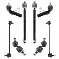 8pcs Front And Rear Sway Bars Tie Rod For Mazda 3 2004 2009 Sport 5 2006 2015 K80235 K80867 Es800025 Es800026 Ev800024 