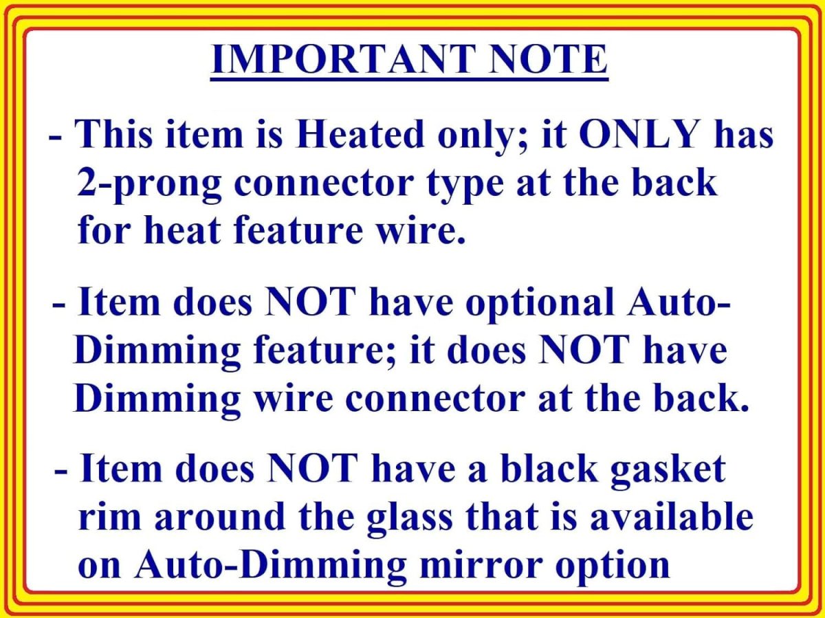 Car Mirror Bazar Heated Front Left Glass With Backing Plate For 2004-2006 Lexus Rx330 2007-2009 Rx350 2006-2008 Rx400h Driver