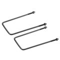 2 Sets M6 Square U-bolts 70mm 76 Inner Width 160mm 6 3 Length 304 Stainless Steel U-clamp Bolt Electroplated With Nuts For 