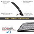 Vipmotoz Rear Wheel Arch Full Led Side Marker Lights For Mini Cooper R55 R56 R57 R58 R59 R60 R61 Driver Passenger Chrome