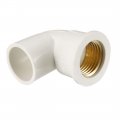 Uxcell 20mm Slip X 1 2pt Female Thread 90 Degree Pvc Pipe Fitting Elbow 2 Pcs