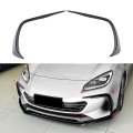 1 Pair Sporty Front Bumper Side Vent Splitter Fog Light Trim For 2021 And More Unique Design Aerodynamic Performance Boost Easy