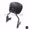Httmt Sbb06- Sissy Bar Upright Passenger Backrest For H-d Touring Street Glide 1997-2008
