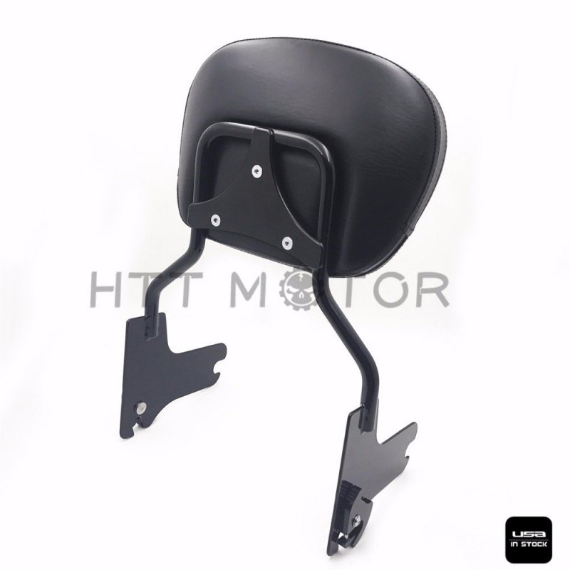 Httmt Sbb06- Sissy Bar Upright Passenger Backrest For H-d Touring Street Glide 1997-2008