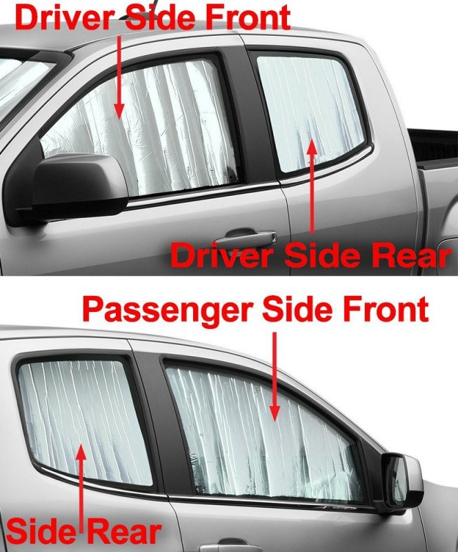 Autotech Zone Sun Shade For 2012-2017 Hyundai Veloster Hatchback Custom-fit All Side Windows 4 Pieces