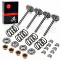 Engine Rebuild Kit Top End Piston Ring Std Gasket Seal Exhaust Intake Valve For Ezgo 4 Cycle Gas Golf Cart 350cc Eh35c Mci Fuji