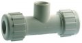 Schedule 80 Pvc Compression Tee 1 5 In Female Threaded Branch 4 Piece Set For Cold Water Applications On Galvanized Or Plastic 