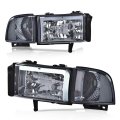 Led Headlight Assembly Front Headlamp For Dodge Ram 1500 2500 3500 1994-2002 Not Fit Sport Van Model Replacement Accessories 