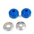 Stabilizer Bar Link Bushing For 2002 2003 2004 2005 2006 Chevy Avalanche 1500 Natural Rubber Blue 2 Piece Set Front Position 
