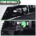 G-plus Headlights Assembly Compatible With 2004-2012 Chevy Colorado Gmc Canyon Bumper Headlamp Smoky Lens Chrome Housing Clear