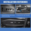 X Autohaux Front Left Driver Side Power Seat Switch Ford F-150 F-250 1997-2009 Explorer 1992-2002 For F650 2001-2007