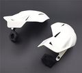 Xkh Group Motorcycle White Hard Plastic Reinforced Hand Guards For Snowmobile Polaris Rmk Ski-doo Sno Pro Vector Phaser Indy