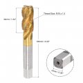 Uxcell Spiral Flute Threading Tap M16 X 1 5 Metric Hss High Speed Steel Titanium Plated Machine Thread Screw 4 Flutes Tapping