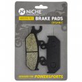 Niche Front Right Brake Pad Set For Yamaha 1xd-25805-10-00 Can-am 705601150 Organic