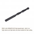 Uxcell 6542 High Speed Steel Straight Shank Twist Jobber Drill Bit Fully Ground Black Oxide Bits 9 8mm Diameter 133mm Total