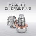 M14x1 5 Stainless Steel Magnetic Engine Oil Drain Plug With Copper Replacement For Ford Gm Hyundai Kia And Accord Crv Civic