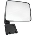Door Mirror Passenger Side For Suzuki Samurai 1987 1995 Manual Folding Non Heated Textured Black Replacement 84701833005pk 