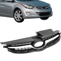 Front Upper Grille For 2011-2013 Hyundai Elantra Sedan 86350-3x000 Bumper Radiator Hood Grill Assembly Chrome Black Silvery