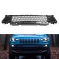 Front Lower Grill For 2019-2023 Jeep Cherokee 68288039ab Bumper Grille Plastic Abs Black 