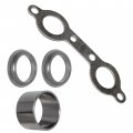 Caltric Complete Exhaust Muffler Silencer Kit Compatible With Polaris Rzr 800 Efi 2009 2010