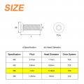 Uxcell M6-1 0x10mm Flat Head Torx Anti Theft Machine Screws 30pcs 10 9 Grade Alloy Steel Drive Countersunk Full Thread Black