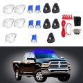Roof Cab Marker Lights Assembly With T10 Base And Wiring Pack Blue Led Bulbs Forord 250 350 F 450 F 550 Super Duty E 150 