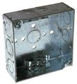 Racoa 8211 Square Box With Nonmetallic Sheathed Cable Clamps 4 X 1-1 2 Deep 