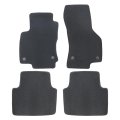 Velour Floor Mats For Volkswagen Jetta Se Sel Gli 2019 2025 Custom Fit Front And Rear Black Carpet Liners All Season Anti Slip 