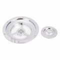 Bid4ze Motorcycle 6 Hole Derby Timer Cover Clutch Point Modified Engine Side Fit Forharley Sportster 883 1200 Xl Customi Chrome