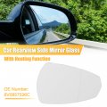 Uxcell Car Right Side Rearview Heated Mirror Glass With Backing Plate For Audi A3 8p1 S3 Sportback 2000-2022 No 8v0857536c