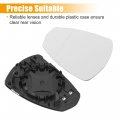 Uxcell Car Right Side Rearview Heated Mirror Glass With Backing Plate For Audi A3 8p1 S3 Sportback 2000-2022 No 8v0857536c