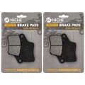 Niche Brake Pad Set For Ski-doo Gsx 600 Summit Renegade X 800r 507032473 507032489 Rear Semi-metallic 2 Pack