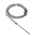 Type K Thermocouple M8 Thread 100mm Probe Temperature Sensor Wire 0-400a 4m 