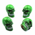 Bashineng Cars Tires Valve Stem Caps Cover Dustproof Cool Skull Head Fit Most Vehicle Suv Bike Trucks Motorcycles 4 Pcs Seti 