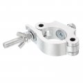 Uxcell Light Truss Clamps Aluminum Alloy Stage Lighting Pipe O Clamp For 1 5-2 05inch Od Tube Max Load 300lb Single Buckle 1pcs