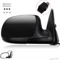 Aintier Passenger Side Mirror With Heating Manual Folding Compatible 2002 For Chevy Avalanche 1500 2500 2000-2002 Suburban