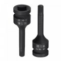 Uxcell M7 Impact Spline Bit Socket 3 8 Square Drive 60mm Length Cr-mo Metric Sizes