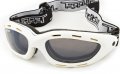 Youth Kids Teens White Frame Smoke Lens Sunglasses Floating Water Jet Ski Goggles Sport Designed For Kite Boarding Surfer Kayak 